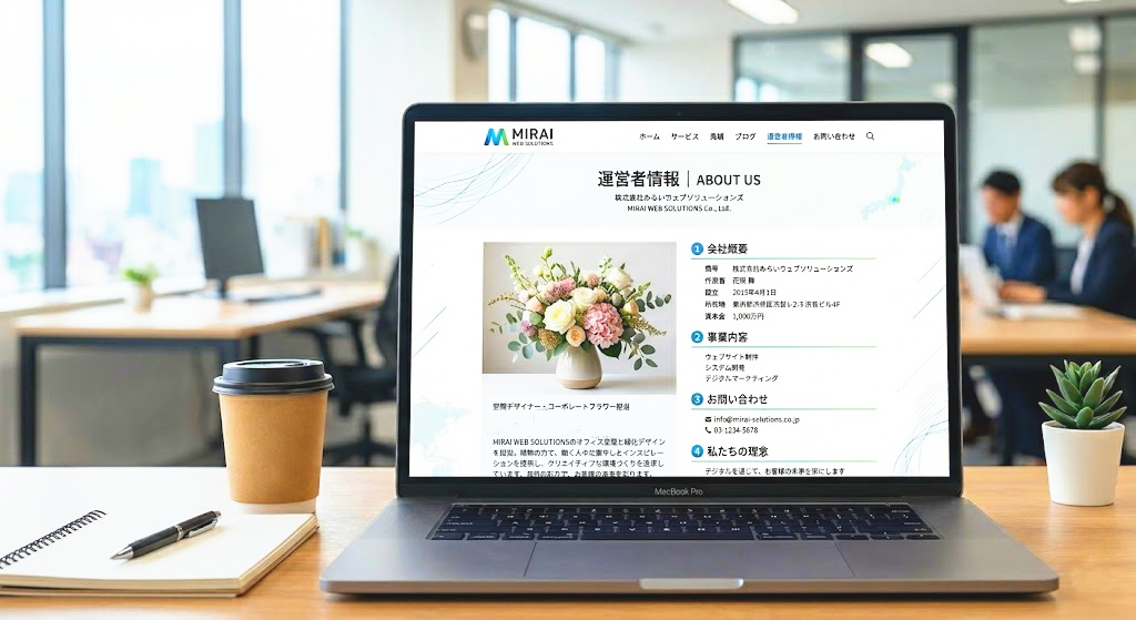 花屋歴30年以上の専門家の使用しているPC内プロフィールイメージ画像